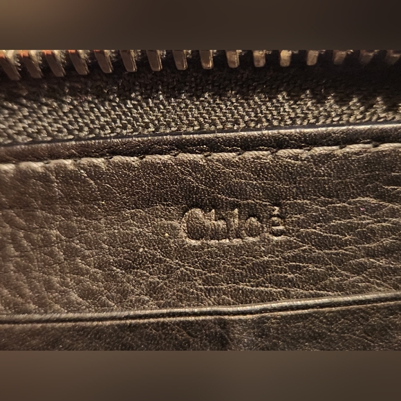 SOLD! Chloe Paddington Paddington Black Leather Long Zip Around Wallet - Picture 11 of 13